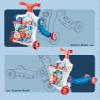 Baby Walker 5 in 1 for Baby Boy, Baby Girl, Push Walkers, Assemble as Scooter/Motorbike/Activity Center/Detachable Panel, Walking Toys for Infants 6-36 Months view 3
