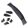 Aluminum Alloy Rear Spoiler Wing for 1/10 RC On Road Racing Drift Car, Universal RC Tail Wing with Bolt - On Design, Powder Coated Black Rear Wing for HSP Kyosho view 4