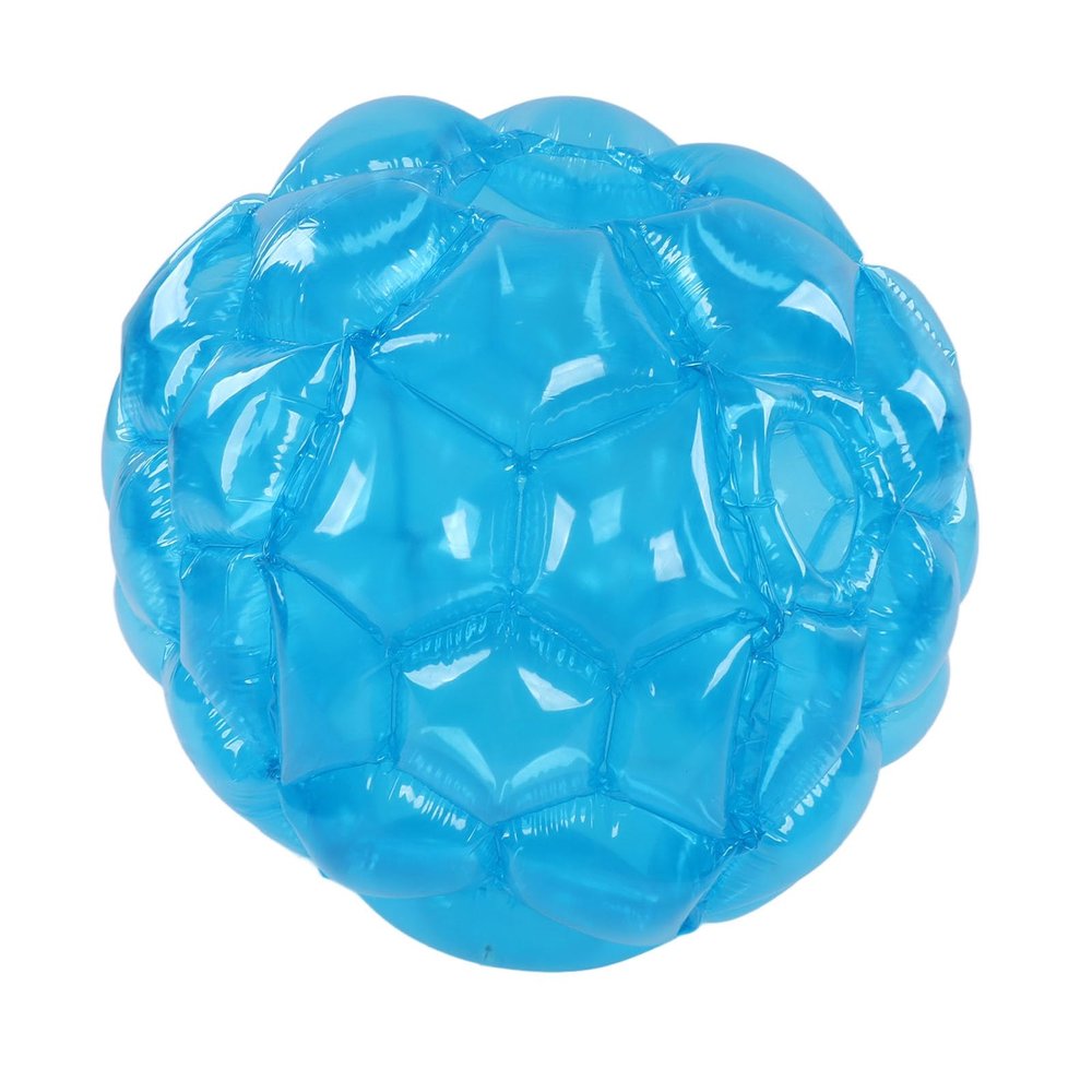 Asixxsix Bubble Soccer Ball, 35.4 Inch Inflatable Outdoor Play Safe for Kids Portable Design Bumper Balls for Adults, Human Hamster Ball with Storage Bag for Family Gatherings Picnics (Blue)