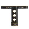 17mm RC Hex Nut Socket, Aluminum Alloy T - Sleeve Wrench for 1/8 RC Off - Road Racing Car, Durable Rust - Proof Tire Nut Removal Tool with Ergonomic Grip (Gold) view 1