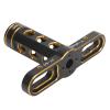 17mm RC Hex Nut Socket, Aluminum Alloy T - Sleeve Wrench for 1/8 RC Off - Road Racing Car, Durable Rust - Proof Tire Nut Removal Tool with Ergonomic Grip (Gold) view 4