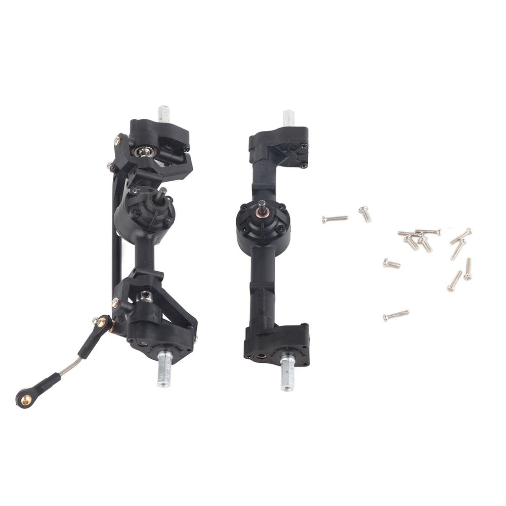 Saluaqui /16 WPL WPL Axle C14 Portal Axles /16 RC Car Upgrade Parts Metal Front Rear Axle Gear Box for C14 C24 B24 Performance for Off Roading