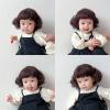 Girls Hair Wig Fashionable Hair Accessory for Girls Cosplay Wig Headdress Synthetic Short/Curly Hairpiece Photography Props view 4