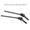 1 Pair RC Metal Front CVD Drive Shaft, Front CVD Transmission Axle for YK 4012 1/10 RC Car, High - Strength Steel CVD Drive Shaft Set with Precision Fit for Enhanced view 4