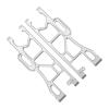 2pcs RC Rear Lower Suspension Arm, Aluminum Alloy Silver Replacement for Corally Kronos 6S 1/8 Remote Control Car, Durable High Strength Swing Arms with Smooth Operation view 3