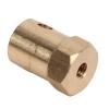 10Pcs Motor ible Coup B Hex Coupler ector, RC Car Wheels Tires Shaft Access, 3mm Inner Diameter with Set Ss and Wrench, up for view 2