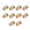 10Pcs Motor ible Coup B Hex Coupler ector, RC Car Wheels Tires Shaft Access, 3mm Inner Diameter with Set Ss and Wrench, up for view 3