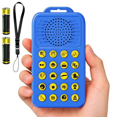 20 Hilarious Sounds - Sound Effects Machine,Fart Noise Marker - Novelty Gag Gift for Boys and Girls Prank Gifts,3-Level Volume Control,For Kids Ages 3-14 Years Old (Blue,2 AAA Batteries INCLUDED)