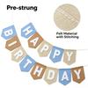 1st Birthday High Chair Banner Decorations - Neutral Felt Banner Set with Cake Topper & Party Hat, First Birthday Party Supplies view 4