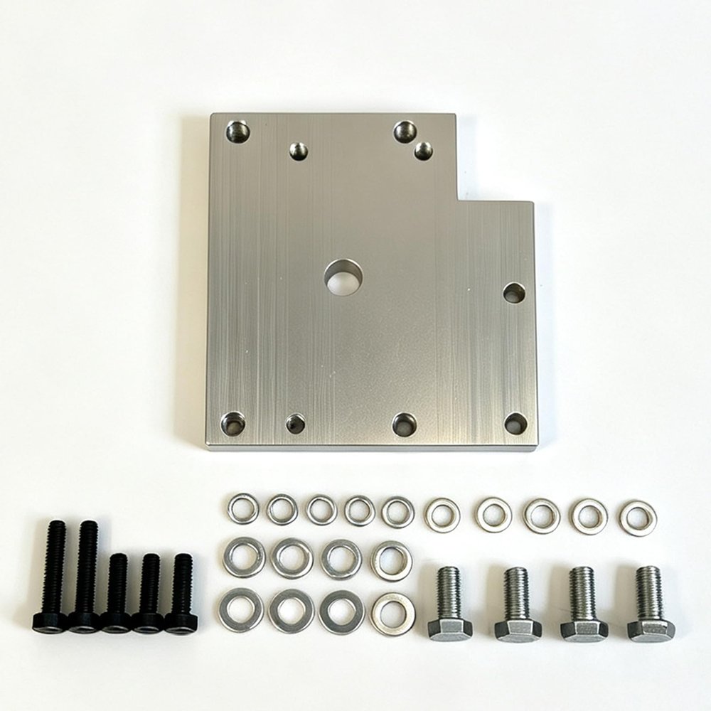 ZNZNZZ Motor Adapter Plate Compatible with Razor Pocket Mod Gen1&RSF350, Precision Bolt-On MY1020 Motor Upgrade Mount Kit, Bracket with Perfect Chain Alignment, No Drilling Required