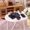 1/12 Scale Dollhouse Dinnerware Set - Mini Sushi Plates, Bowls, Chopsticks & Tray for 1:12 Miniature Kitchen view 3