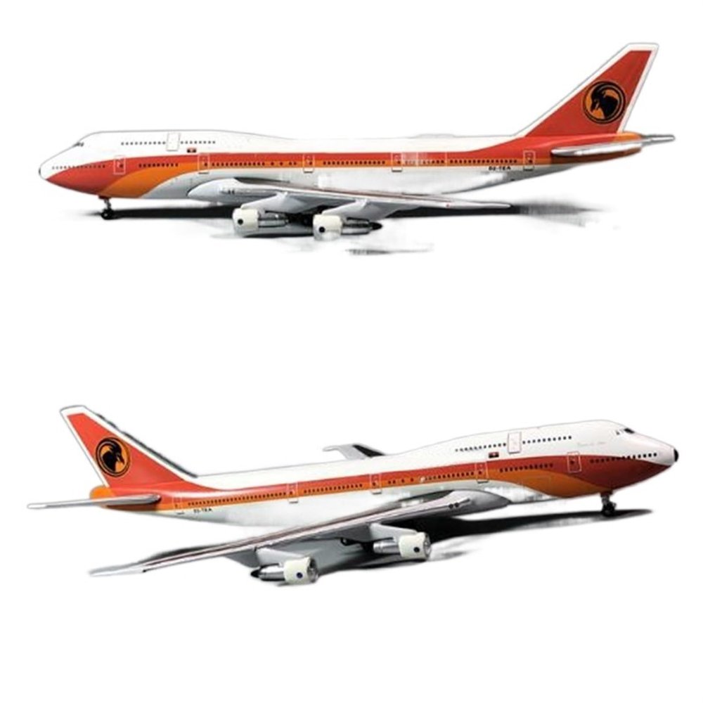 ALHROEUO Miniature Scale 1 500 for Angola B747-300 Aircraft Model Alloy Finished Boeing Airplane Flying Toy Game Kits