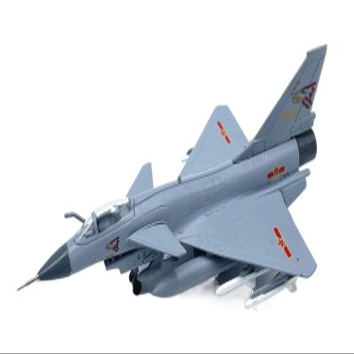 ALHROEUO Miniature Scale 1: 144 for Chinese J10 Fighter Model Alloy Static Finished Aircraft Military Flying Toy Game Kits