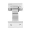 KunEchevyr Aluminum Alloy 70mm Transfer Case for 1/10 RC Crawler, Wireless Gearbox with 5mm Steel D Shaped Shaft, Compact Upgrade Part Compatible with SCX10 III and Gen8 (Silver) view 3
