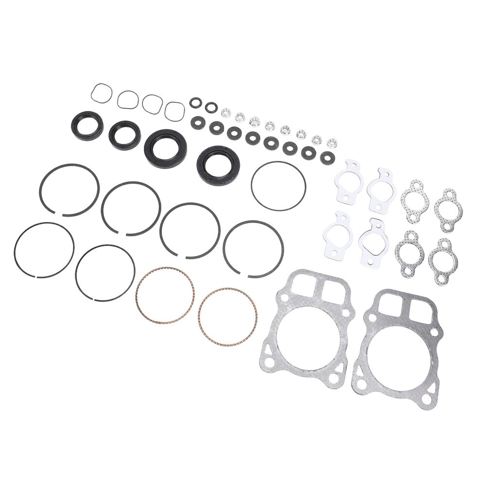 Naroote Engines Overhaul Kit, Aluminum Alloy Pistons Rings Gasket Set, Enhanced Drainage System Kit, Ideal for CH18, CH20 & CH22 Series