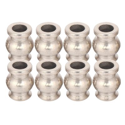 ToysCentral Basics Metal RC Shock Absorbers Ball Head with Superior LoadBearing Capacity for Hpi/Hsp/Losi/, Silver, Pack of 8 Applicable scene: Technophiles