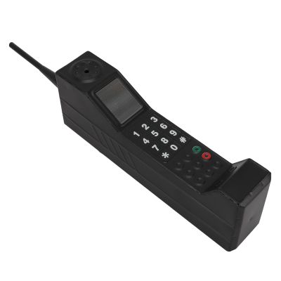 SPYMINNPOO Old Fashioned Cell Phone Vintage Brick Model Lightweight Portable Retro Phone for Home Decoration (Black)