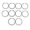 10pcs Piston Ring 1.0mm x 34mm 36mm 37mm 40mm 48mm L Shape Fit Engine(36mm x 1.0mm) view 2