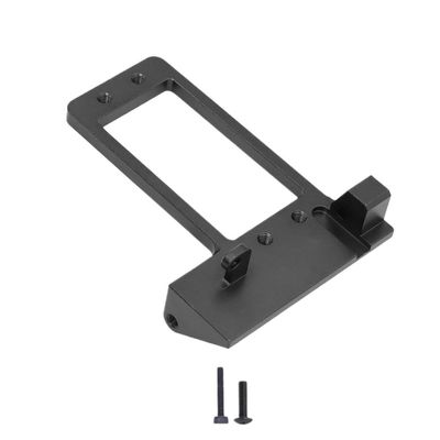 Aluminum Front Axle BAT Servo Mount Compatible with 1/10 RC Crawler III AR45P Portal Axle Low Center of Gravity Chassis(Black)