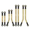 8PCS Brass Clearance Links Set 4M-77 Compatible with 1/18 RC Crawler Trail K10 F150 view 1