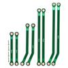 8PCS CNC Aluminum Clearance 4 Links Set Compatible with 1 24 RC Crawler Car SCX24 Power Wagon(Green) view 1