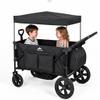 Kids Foldable Wagon Stroller for 2 Kids, Deep Seat 2 Seater Stroller Wagon view 1