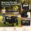 Kids Foldable Wagon Stroller for 2 Kids, Deep Seat 2 Seater Stroller Wagon view 2