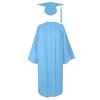 Preschool and Kindergarten Graduation Gown, Cap, Tassel and 2026 Charm Sets for Kids Grad Party 2026 Clothes 8-9 Years 04-Light Blue view 3