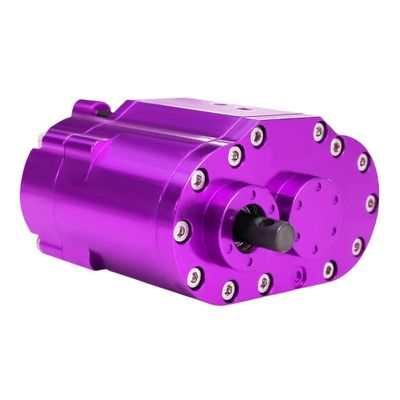 2-Speed 48P Transfer Case Transmission Gearbox with Steel Gears Ratio 1.8:1 0.7:1 Compatible with 1/10 RC Crawler 90046(Purple)