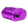 2-Speed 48P Transfer Case Transmission Gearbox with Steel Gears Ratio 1.8:1 0.7:1 Compatible with 1/10 RC Crawler 90046(Purple) view 1