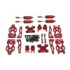 Rc Car Steering Cup For Subaru For SCY Full Series 16101 16201 1/16 For JJRC C8805 Metal Upgrade Shock Absorption For Swing Arm Kit RC Car Parts(Red) view 1