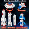 Large Space Toy Set Spaceship Exploration Toys with Light & Sound for Kids view 3