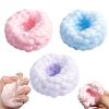 3Pcs Crunchy Noisy Stress Balls, Ice Skin Crunchy Squishy Balls, Soft Moldable Squeeze Balls for Home Office or Travel (Purple, Pink, Blue) view 1