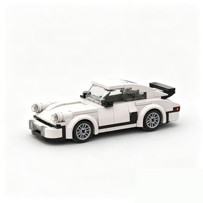 911 MOC Building Blocks Sports Car Model, Compatible with Speed Champions, 196 PCS DIY Brick Racing Vehicle Set