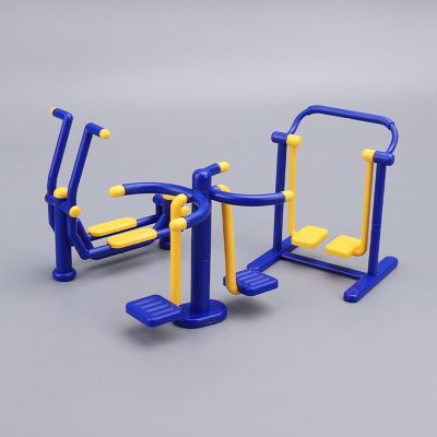 3-Piece Mini Outdoor Fitness Equipment Set, Dollhouse Accessories, Miniature Dollhouse Accessories, mini Things, for Dollhouse Park and Playground Scenes
