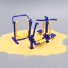 3-Piece Mini Outdoor Fitness Equipment Set, Dollhouse Accessories, Miniature Dollhouse Accessories, mini Things, for Dollhouse Park and Playground Scenes view 2