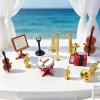 16-Piece Mini Musical Instrument Set, Miniature Dollhouse Accessories, Dollhouse Miniatures, mini Things, for Dollhouse Music Room and Recital Scenes view 3