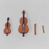16-Piece Mini Musical Instrument Set, Miniature Dollhouse Accessories, Dollhouse Miniatures, mini Things, for Dollhouse Music Room and Recital Scenes view 4