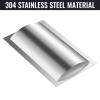 304 Stainless Steel Drop-in Deal Tray, Cash Register Transaction Tray for Ticket Windows, 16x10x1.6 Inch, Silver (16"(L) x 10"(W) x 1.6"(D)) view 3