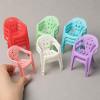 25-Piece Mini Stackable Patio Chair Set, mini Furniture, Dollhouse Furniture 1 12 Scale, Dollhouse Accessories for Dollhouse Patio, Classroom or Garden Party Scene view 3