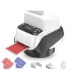 2-in-1 Automatic Card Shuffler & Dealer, Rechargeable Electric Poker Machine, 360 Rotating Card Dealing Device for 8 Players, Perfect for Blackjack & Casino Games view 1