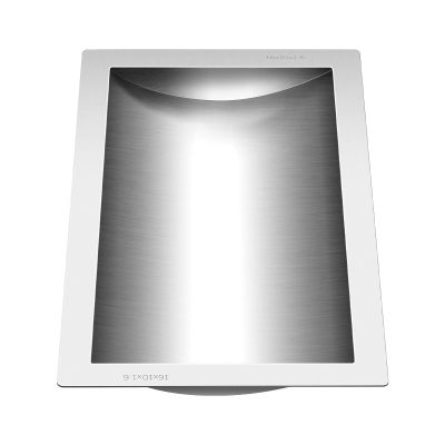304 Stainless Steel Drop-in Deal Tray, Cash Register Transaction Tray for Ticket Windows, 16x10x1.6 Inch, Silver (12"(L) x 10"(W) x 1.6"(D))