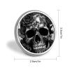 Black Skull Rose Blank Round Badges Round Badge DIY Pin Back Buttons Clear Button Pins for Craft Projects Badge Making Accessories view 2