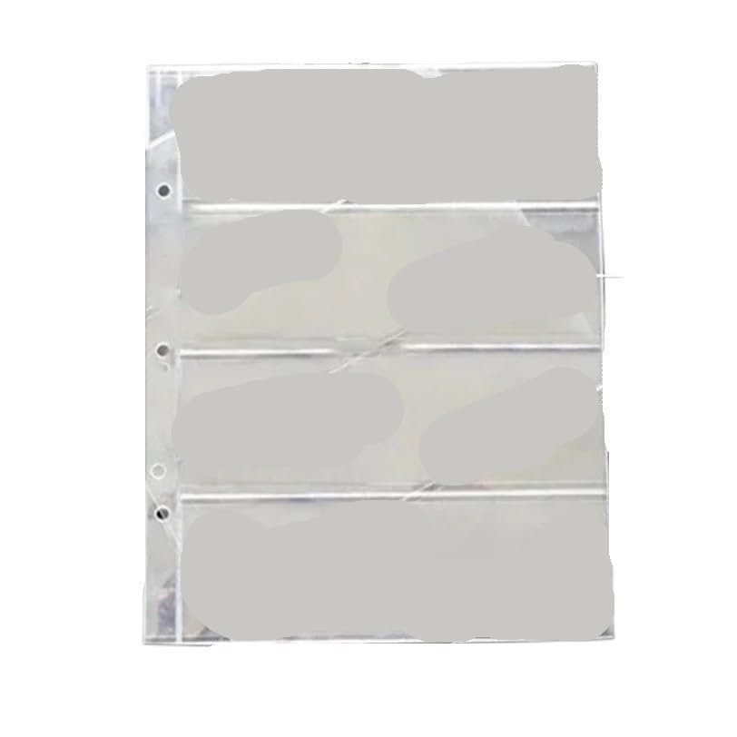 36pcs Paper Money Page Protector Banknotes Collector Currency Album Sleeves PVC Transparent Bill Note Collection