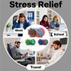 3D Printed Fidget Spinner, PLA Eco-Friendly Fingertip Gear Stress Relief Toy, Mini Hand Gyro with Multiple Color Combos for Office, Daily Relaxation view 4