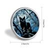 Black Cat on Tree Blank Round Badges Round Badge DIY Pin Back Buttons Clear Button Pins for Craft Projects Badge Making Accessories view 2