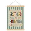 YYKDHZ Boys Room Decor,Brothers Make The Best Friends Wall Art for Bedroom view 1