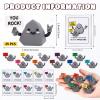 Gejoy 25 Sets You Rock Mini Figures Rubber Toys with Positive Cards view 3