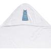 Azeeda 'Blue Striped Sundress ' Baby Hooded Towel (HT00043392) view 1