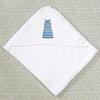 Azeeda 'Blue Striped Sundress ' Baby Hooded Towel (HT00043392) view 3